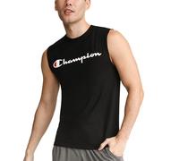 Champion Men's Graphic Jersey Muscle Shirt, Black, XXL