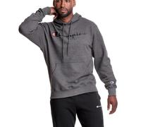 Champion Men's Graphic Powerblend Fleece Hood Sweatshirt, Granite Heather-y06794, L