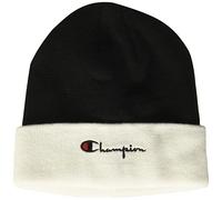 Champion Men's H01014 Beanie Hat, Black/White, One Size UK