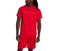 Champion Men's Heritage Short Sleeve Tee, Men’s T-Shirts, Vintage Shirts, Men’s Tee Shirts, Graphics, Tango Red, Medium
