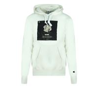 Champion Mens Icon Logo White Hoodie Cotton - Size X-Small