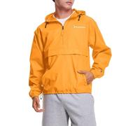 Champion Men's Jacket, Stadium Packable Wind and Water Resistant Jacket (Reg. Or Big & Tall), C Gold Small Script, 4XL Big