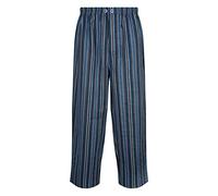Champion Mens Kingston Pyjama Trouser Bottoms (Pack of 2) 100% Cotton Blue Stripe XXL