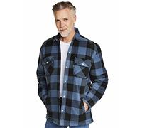 Champion Mens Kinross Fleece Padded Lumberjack Style Shirt - Blue - M