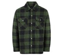Champion Mens Kinross Fleece Padded Lumberjack Style Shirt Green S