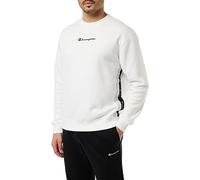 Champion Men's Legacy American Tape-Powerblend Fleece Crewneck Sweatshirt, White, M