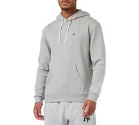 Champion Men's Legacy Basics-Powerblend Fleece Hooded Sweatshirt, Light Heather Grey, M