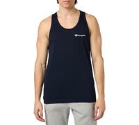 Champion Men's Legacy Icons-Small Script Logo S/L Tank Top, Navy Blue, XL