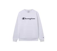 Champion Men's Legacy Man - Big Logo Sweatshirt, White, M
