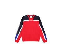 Champion Men's Legacy Retro Sport (220332) -Soft Compact Poly Fleece Taped Crewneck Sweatshirt, Red (RS011), S
