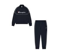 Champion Men's Legacy Script Shop (220292) -Special Polywarpknit Semi-Dull High-Neck Rib-Cuff Tracksuit, Navy Blue, XS