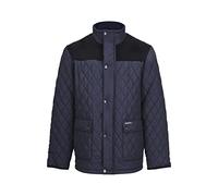 Champion Mens Lewis Country Estate Quilted Fleece Coat Navy M