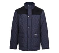 Champion Mens Lewis Country Estate Quilted Fleece Coat - Navy - X-Large