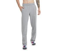 Champion Men's, Lightweight Jersey Punto Ligero Con Abierta/Calça De Jérsei Leve Com Parte Inferior Aberta Trousers with Open Bottom. Pants, Oxford Grey, 3XL