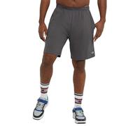 Champion Men's, Lightweight Lounge, Casual Jersey Knit, Weekend Shorts (Reg. Or Big & Tall), Granite Heather C Patch Logo, XXL