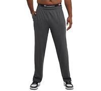Champion Men's, Lightweight Open-Hem Lounge, Jersey Pants (Reg. Or Big & Tall) Track, Granite Heather C Patch Logo, XXX-Large