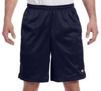 Champion Men's Long Mesh Short with Pockets Navy