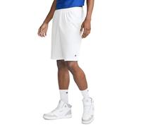 Champion Men's Long Mesh With Pockets athletic shorts, White, M UK