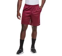 Champion Men's Long Mesh Short with Pockets, Bordeaux Red, X-Large