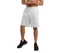 Champion Men's Mesh Gym, Lightweight Shorts (Reg. Or Big & Tall), Athletic Gray C Patch Logo, X-Small