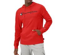 Champion Men's, Midweight, Soft and Comfortable T-Shirt Hoodie, Scarlet Script, L