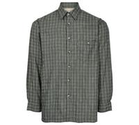 Champion Mens Milton Country Fleece Lined Long Sleeve Shirt - Green - 3XL