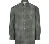 Champion Mens Milton Country Fleece Lined Long Sleeve Shirt - Green - XL