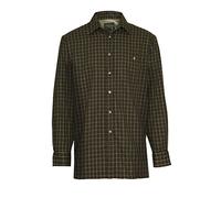Champion Men's Milton Long Sleeve Micro Fleece Lined Winter Shirt (Green) M