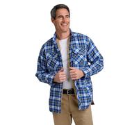 Champion Mens Pennine Fleece Lined Lumberjack Shirt-Blue-Large-Max 44",113cm