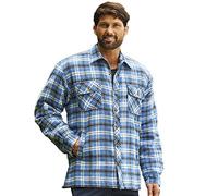 Champion Mens Pennine Fleece Lined & Padded Lumberjack Shirt Blue XL