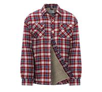 Champion Mens Pennine Fleece Lined & Padded Lumberjack Shirt Red XL