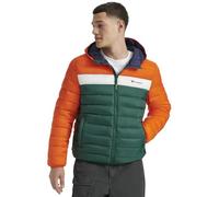 Champion Men's Performance Lightweight Puffer Jacket with Hood, Orange Combo, S