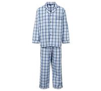 Champion Mens Polycotton Long Pyjama Lounge Wear Set Sky Blue M