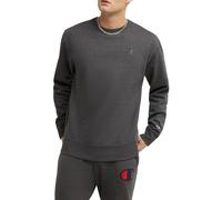 Champion Men's, Powerblend, Fleece, Crewneck Sweatshirt (Reg. Or Big & Tall), Granite Heather C Logo, 3XL