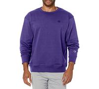 Champion Men's, Powerblend, Fleece, Crewneck Sweatshirt (Reg. Or Big & Tall), Purple C Logo, S