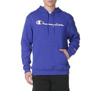Champion Men's, Powerblend, Fleece Hoodie, Comfortable Sweatshirt, Script Logo (Reg. Or Big & Tall) Hooded, Surf The Web, S