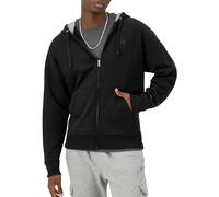 Champion Men's Powerblend Full-Zip Hoodie Warm Up or Track Jacket, Black, XXL