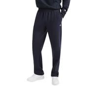 Champion Men's Powerblend Open Bottom Fleece Pant, Navy C Patch Logo, Small