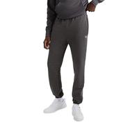 Champion Men's Powerblend Relaxed Bottom Fleece Pants, Granite Heather, L