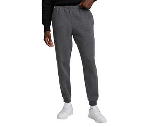 Champion Men's Powerblend Retro Fleece Jogger Pant, Granite Heather, XXL