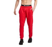 Champion Men's, Powerblend, Fleece Joggers, Comfortable Sweatpants (Reg. Or Big & Tall), Scarlet C Patch Logo, S