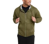 Champion Men's Powerblend Sweatshirt, Cargo Olive C Logo, XL