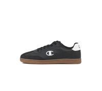 Champion Men's Prestige Mix Material Low Sneakers, Black White Kk001, 8.5 UK