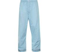 Champion Mens Pyjama Trouser Bottoms Polycotton (Pack Of 2) - Blue - L
