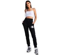 Champion Men's Reverse Weave Jogger Sweatpants, Black/C Logo, Small