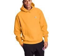 Champion Men's, Reverse Weave Pullover Hooded Sweatshirt, Best Comfortable Hoodies, C Gold/Left Chest C Logo, XS