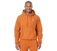 Champion Men's Reverse Weave Pullover, Hooded Sweatshirt, Texas Orange Left Chest C, S