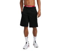Champion Men's Shorts, Powerblend, Long Shorts with Pockets for Men (Reg. Or Big & Tall), Black - C Patch Logo, XX-Large Tall