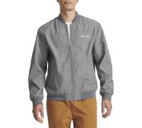 Champion Men's Soft Shell Sport Bomber Jacket with Logo, Heather Grey, M