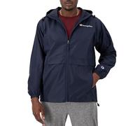 Champion Men's, Stadium Full-Zip, Wind, Water Resistant Jacket, Navy Small Script, XL